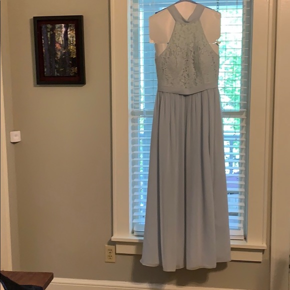 Mist Bridesmaid Dress Azazie - Picture 2 of 6